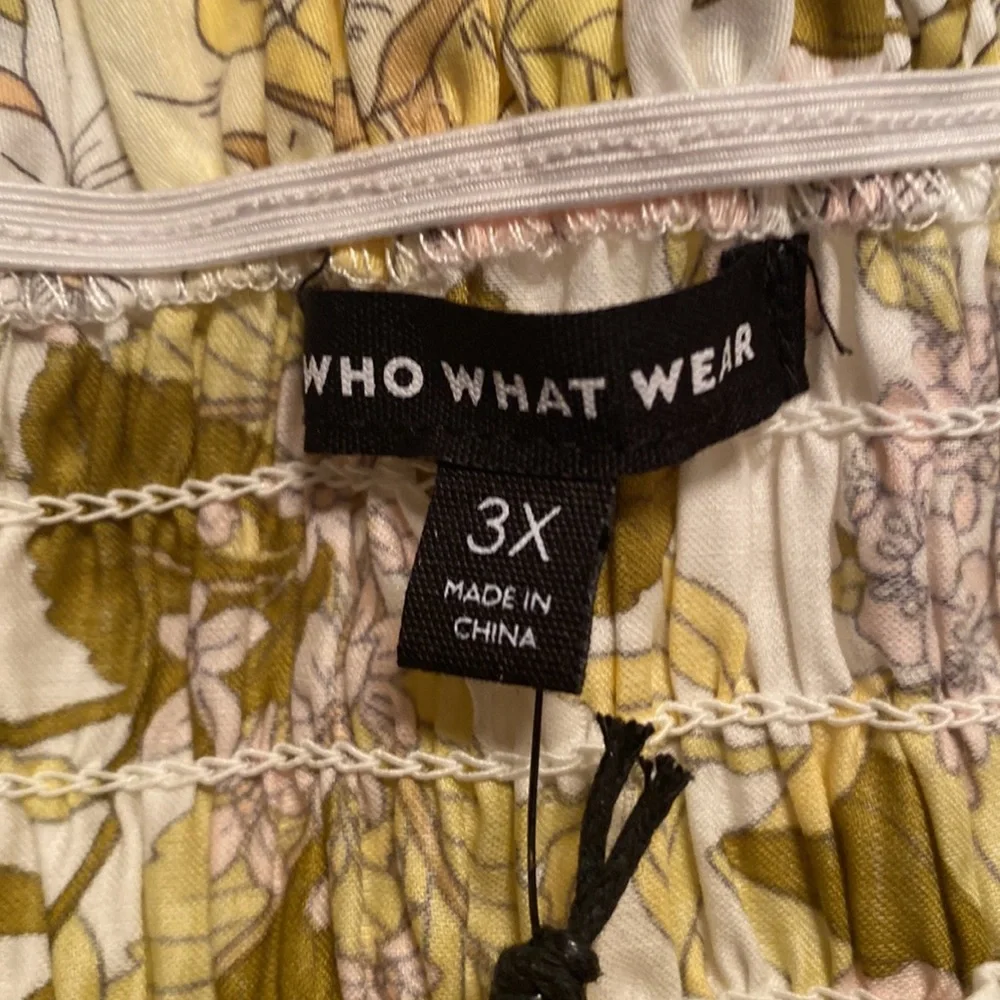 Brand New Who What Wear Floral Top…size 3X - Picture 4 of 6
